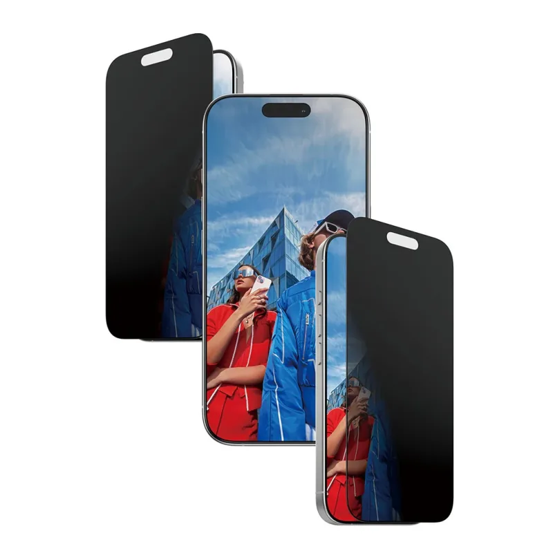 PanzerGlass ochranné sklo UWF 2-Way Privacy pre iPhone 17/16 Pro - Black Frame