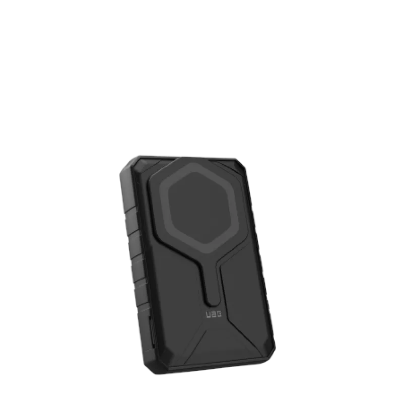 Powerbanka UAG Rugged 10K – 10000 mAh so stojanom, 10W bezdrôtové nabíjanie, kompatibilné s MagSafe, kábel súčasťou balenia – čierny