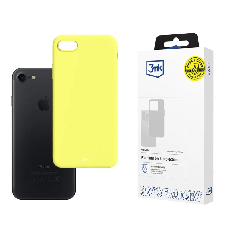 3mk ochranný kryt Matt Case lime pro Apple iPhone 7/ 8/ SE 2020/ 2022…