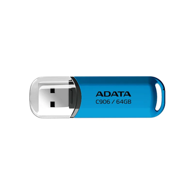ADATA C906/ 64GB/ USB 2.0/ USB-A/ Modrá AC906-64G-RWB