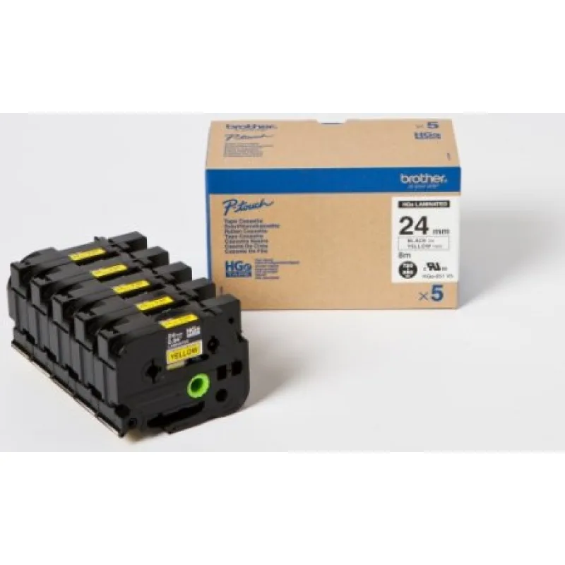 HGE-651V5, žltá / čierna, 24mm HGE651V5