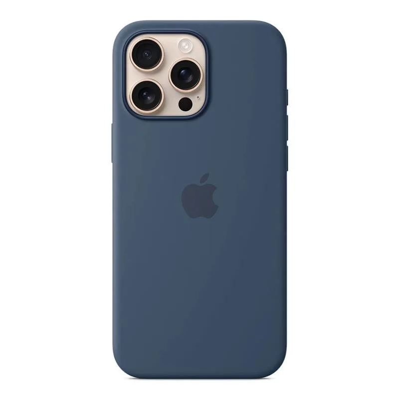 iPhone 16 Pro Max Silicone Case with MagSafe - Denim