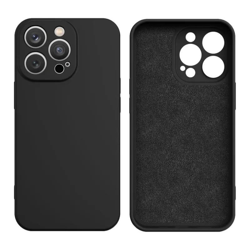 Silikónové puzdro pre Samsung Galaxy A15 - čierne