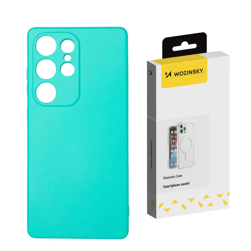 Silikónový obal Wozinsky pre Samsung Galaxy S24 FE - Mint