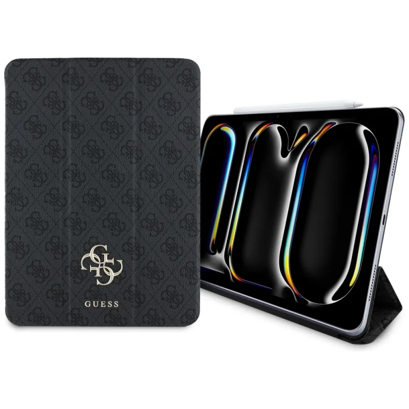 Guess GUFC11PM24PS4SGK iPad Pro 11" 2024 čierne/čierne magnetické 4G veľké logo