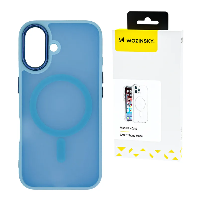 Módne puzdro Wozinsky MagSafe pre Samsung Galaxy S25 Ultra – modré