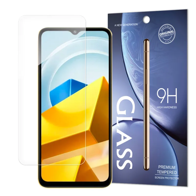 Tvrdené sklo Xiaomi Poco M5 tvrdené sklo tvrdosti 9H (balenie - obálka)