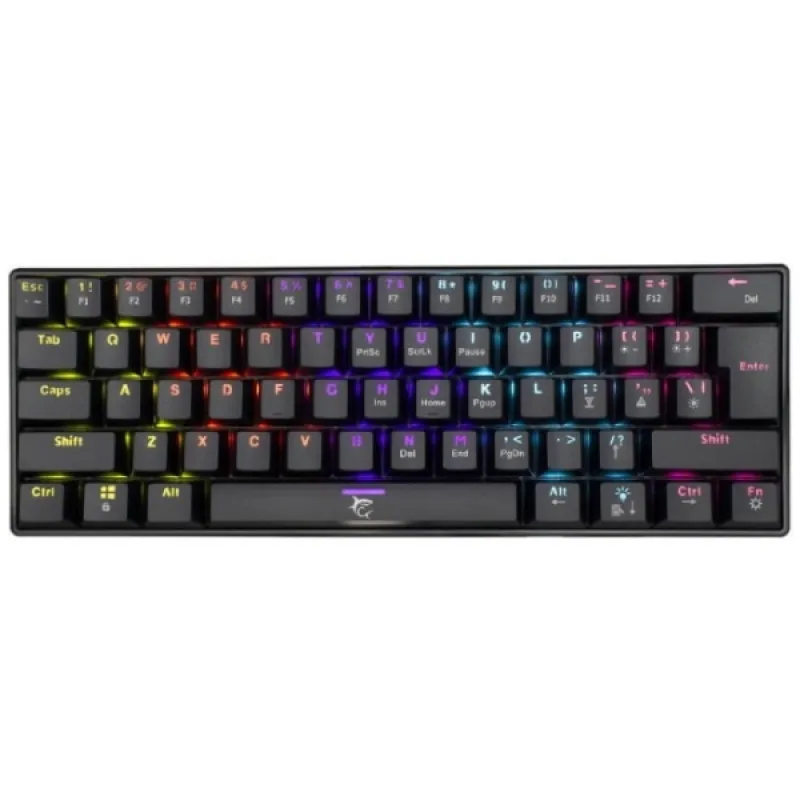 White Shark Mechanical gaming keyboard SHINOBI 2, US, blue switch, black