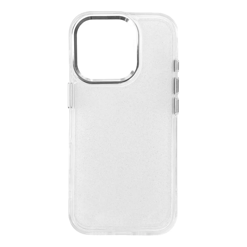 Glitter Case pre iPhone 16 Pro - priehľadný s trblietkami