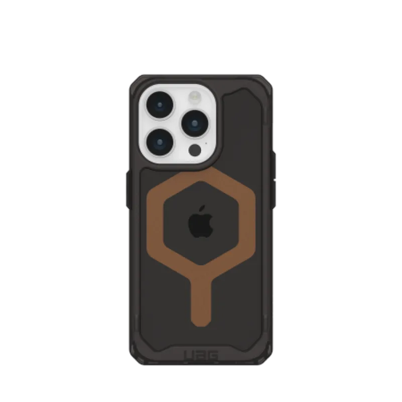 Puzdro UAG Plyo MagSafe pre iPhone 15 Pro - čierno-hnedé