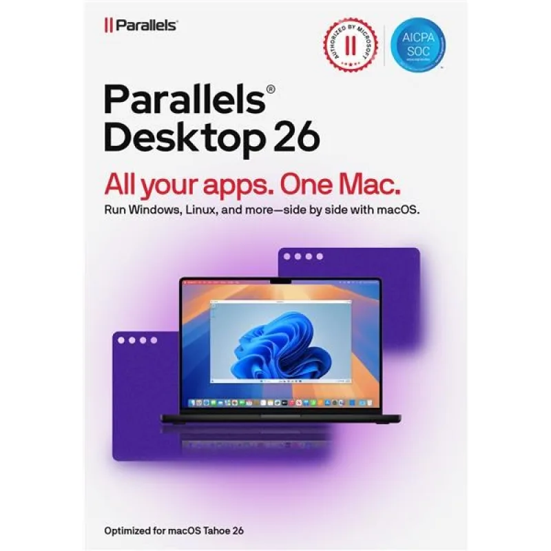 Parallels Desktop 26 ESD, EN/ FR/ DE/ IT/ ES/ PL/ CZ/ PT ESDPD26EU