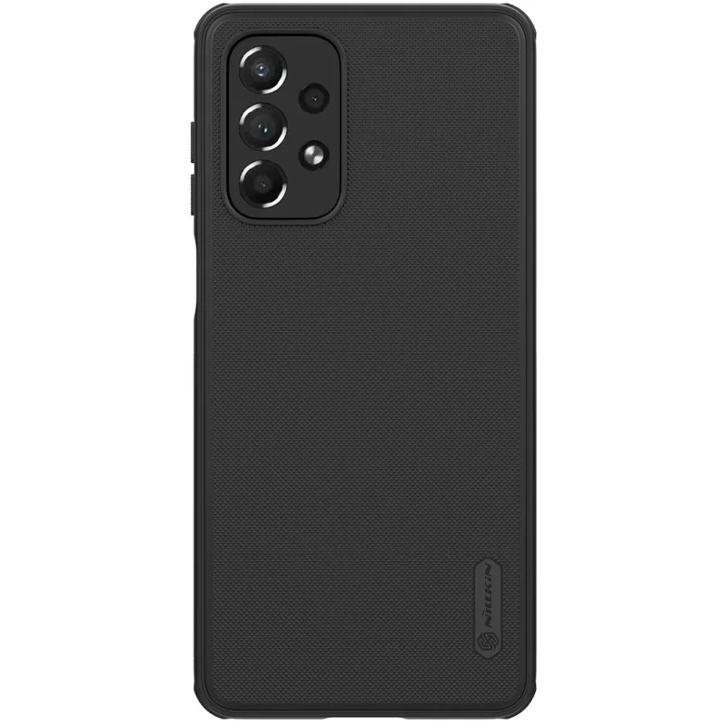 Odolný kryt puzdra Nillkin Super Frosted Shield Pro pre Samsung Galaxy A73 čierny