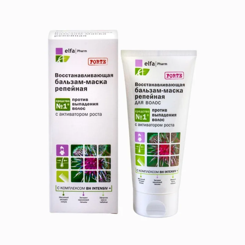 Elfa Pharm Regeneračná lopúchová maska na vlasy - 200 ml -
