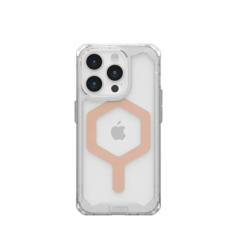 Puzdro UAG Plyo MagSafe pre iPhone 15 Pro - priehľadné a perleťové