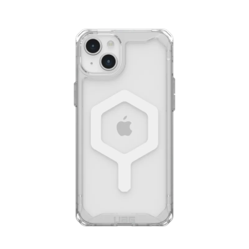 Puzdro UAG Plyo MagSafe pre iPhone 15 Plus - priehľadné a biele