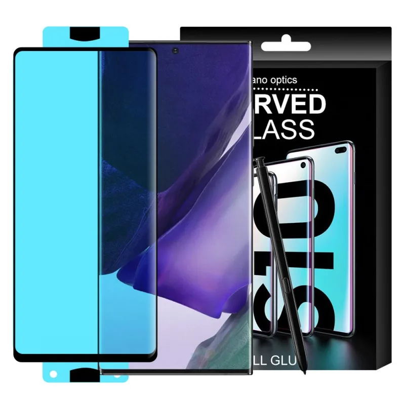 Hybridná celoobrazovková ochrana 3D Edge Nano Flexi Glass s rámom pre Samsung Galaxy S21+ 5G (S21 Plus 5G) čierna