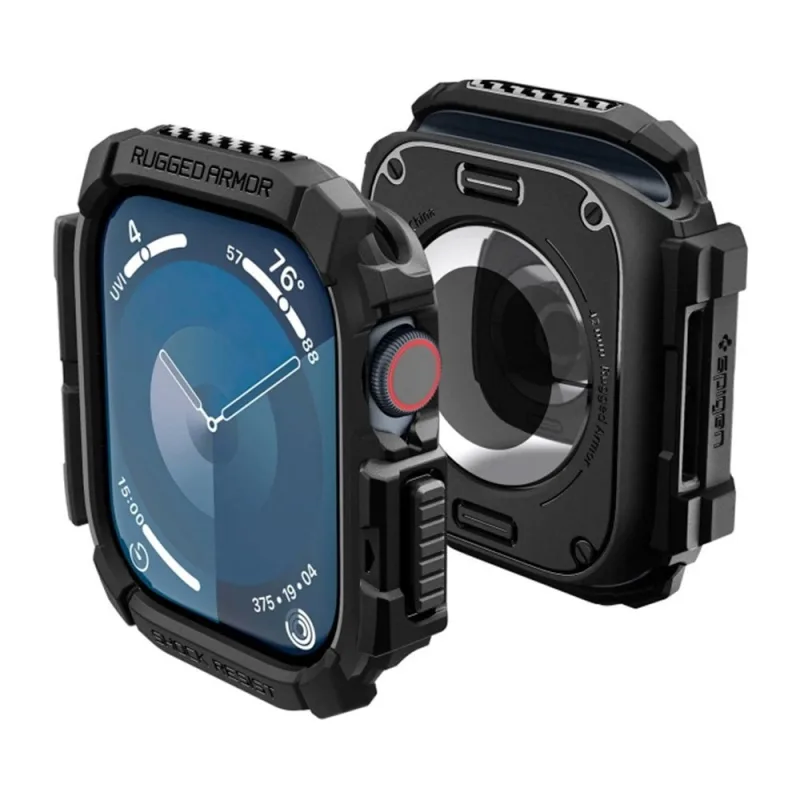 Spigen kryt Rugged Armor pre Apple Watch 10 42mm - Matte Black