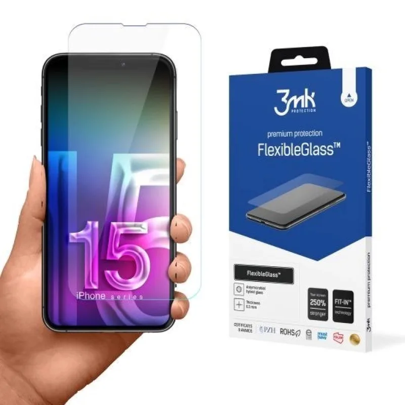 3mk hybridní sklo FlexibleGlass pro Apple iPhone 15 Pro Max 5903108661102