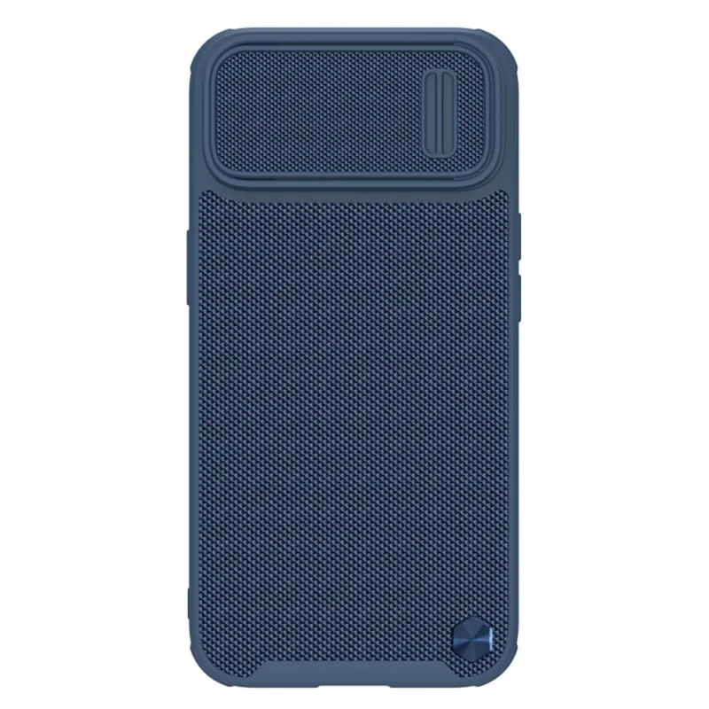 Nillkin Textured S Case pre iPhone 14 Plus, pancierový kryt s krytom fotoaparátu, modrý