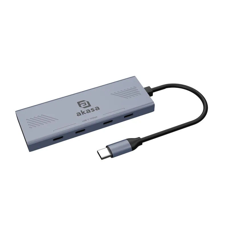 AKASA - 10Gbps USB Type-C 4 Port Hub AK-CBCA32-18BK