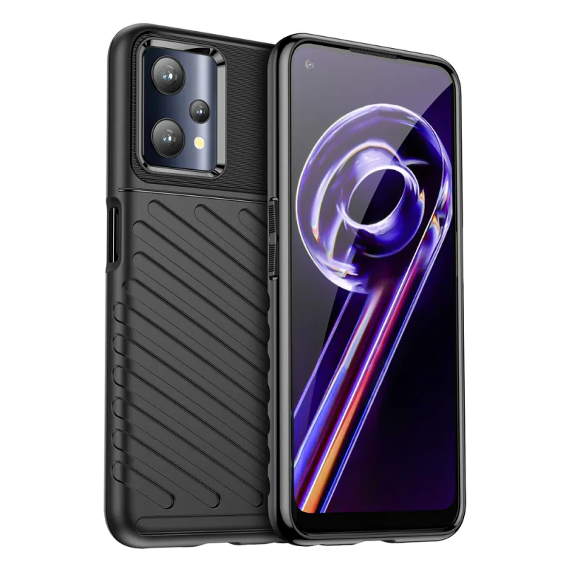 Thunder Case flexibilný pancierový kryt Realme 9 Pro čierny