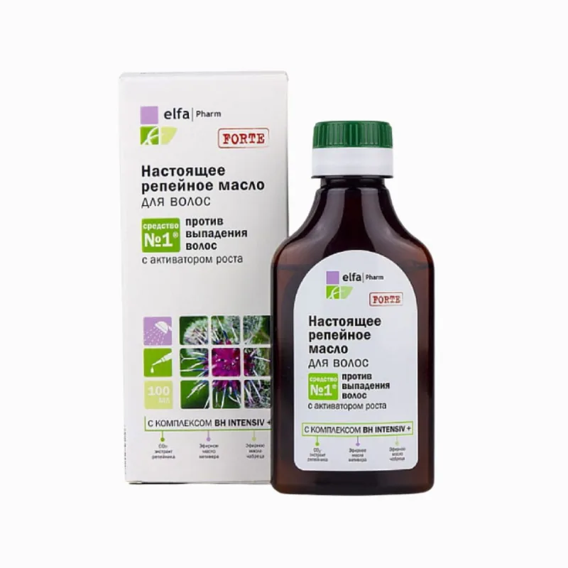 Elfa Pharm Lopúchový olej na vlasy proti vypadávaniu - 100 ml -