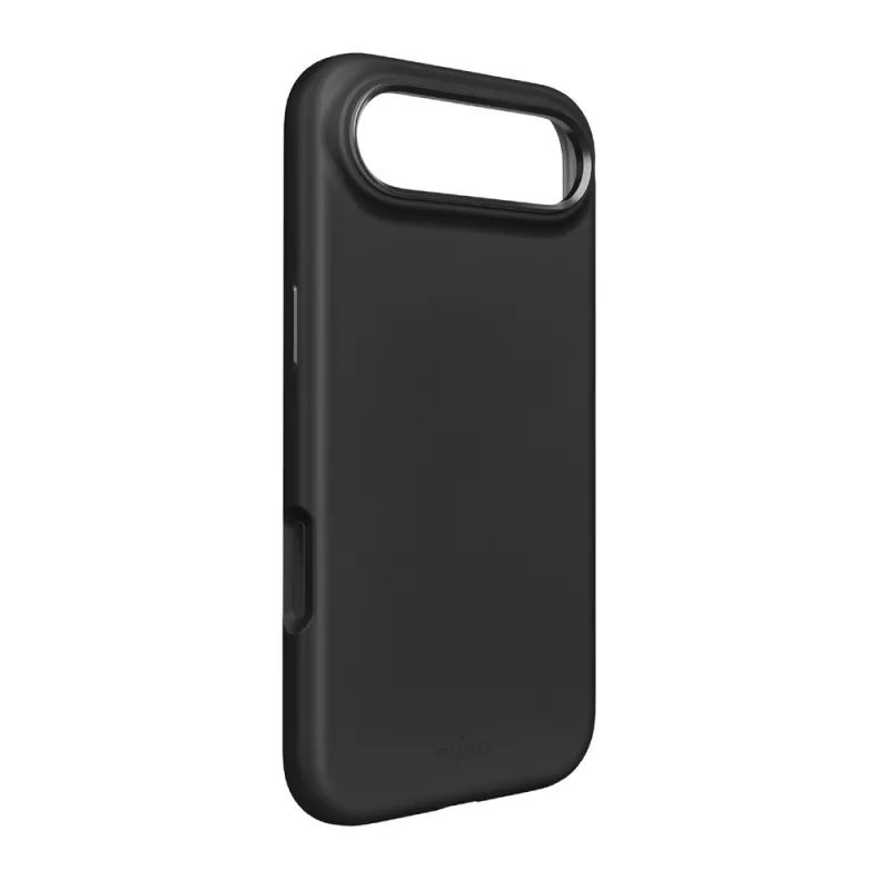 Tekuté silikónové puzdro Pure Icon Mag Pro pre iPhone 17 Air, kompatibilné s MagSafe, s ochranou fotoaparátu a hliníkovými tlačidlami – čierne