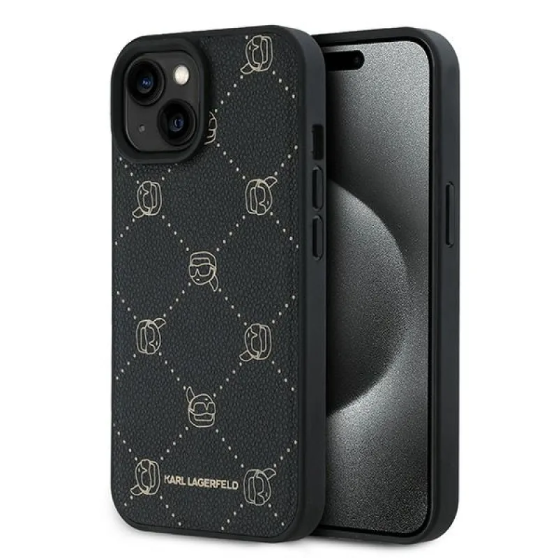 Karl Lagerfeld Karl Head MagSafe Case pre iPhone 15 Plus - čierny