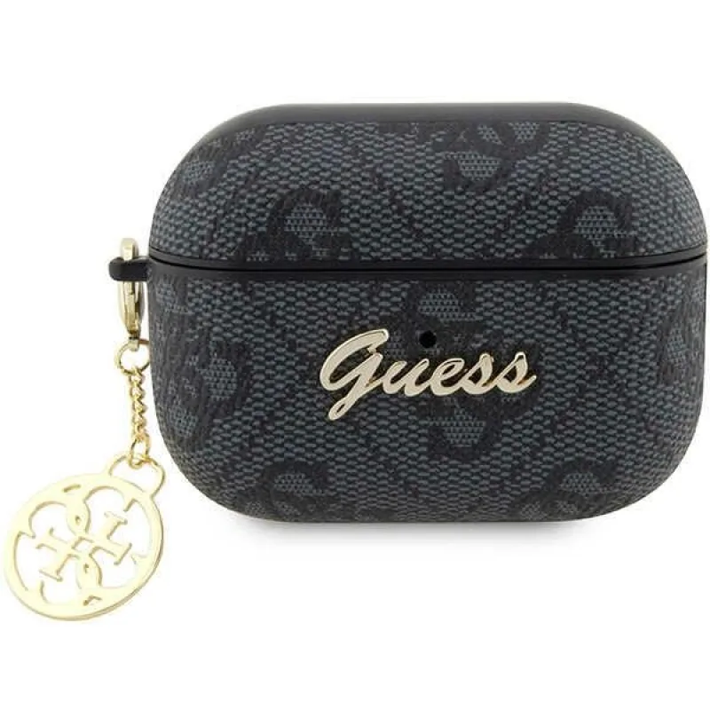 Guess GUAP2G4GSMK kryt AirPods Pro 2 black/black 4G Charm Collection