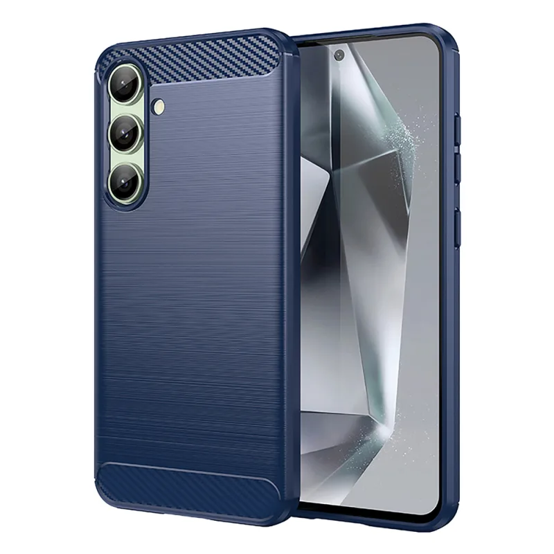 Uhlíkové puzdro pre Samsung Galaxy S24 FE - Modré
