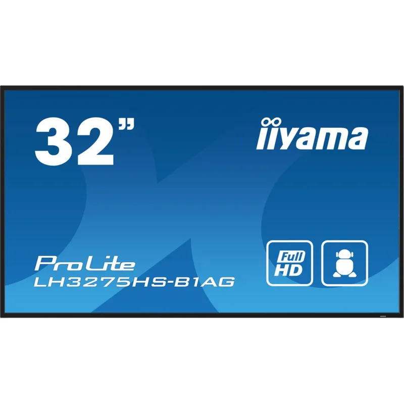 32" iiyama LH3275HS-B1AG: IPS, FHD, Android, 24/ 7 LH3275HS-B1AG