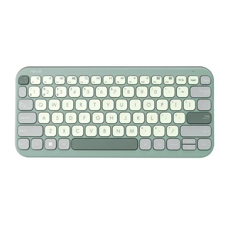 ASUS Marshmallow KW100 Copilot version - bezdrôtová klávesnica, Green Tea…