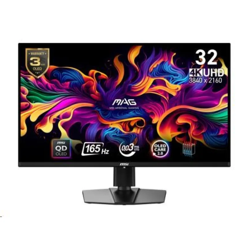 MSI LCD MAG 321UP QD-OLED, 31.5", 3840x2160, QD-OLED, 0, 03ms, VESA…