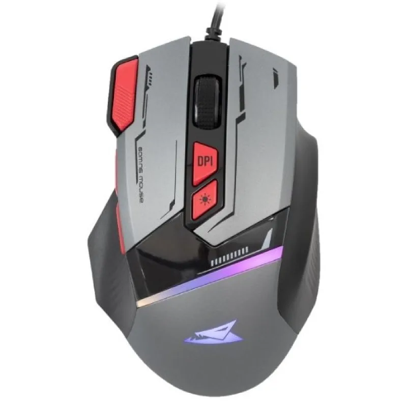 Baracuda Gaming mouse MANTA, 8D, 12800 dpi, grey MANTA-G