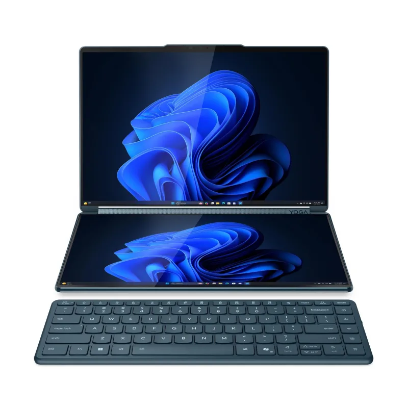 Lenovo YOGA Book 9 14IAH10 Intel Ultra7-255H 32GB 1TB-SSD 14"2.8K OLED GL TOUCH IntelARC140T PEN Win11Pro Tidal Teal