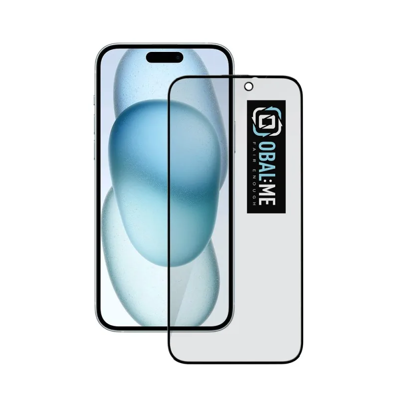 OBAL:ME Privacy 5D Tvrdené Sklo pre Apple iPhone 15 Plus Black…