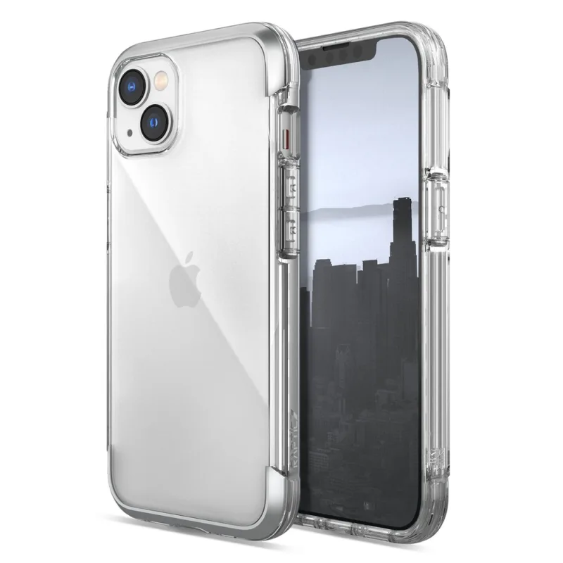 Raptic X-Doria Air Case pre iPhone 14 Plus pancierový kryt strieborný