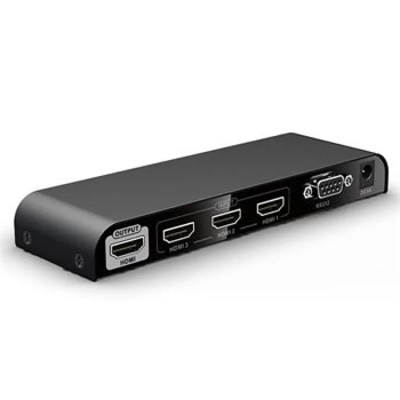 PremiumCord HDMI switch 3:1, 4K @ 60Hz, diaľkové ovl. khswit31e