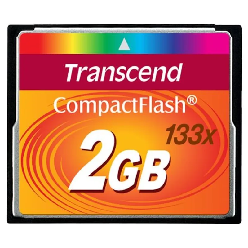 TRANSCEND Compact Flash 2GB (133x) TS2GCF133