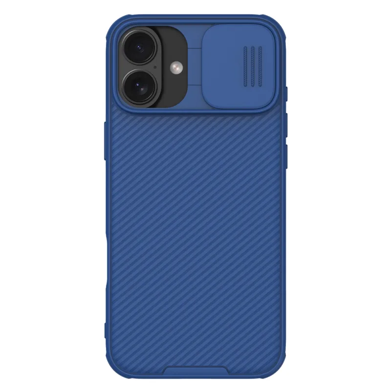 Magnetické puzdro Nillkin CamShield Pro pre iPhone 16 - modré