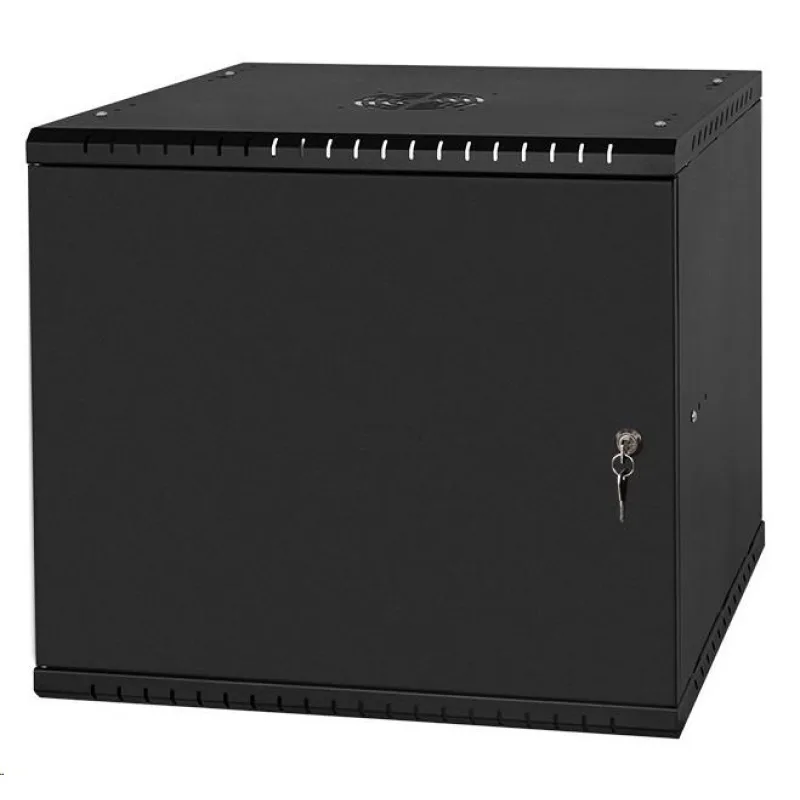LEXI-Net 19" nástěnný rozvaděč Basic 9U 525x450, plechové dveře, bez…