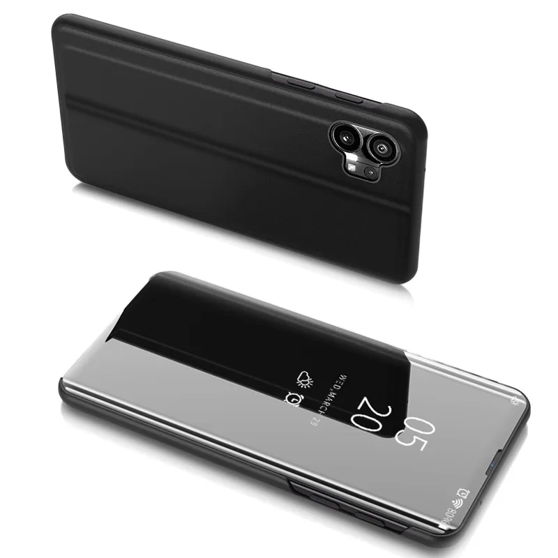 Flipové puzdro Clear View Case pre Nothing Phone 1 čierne