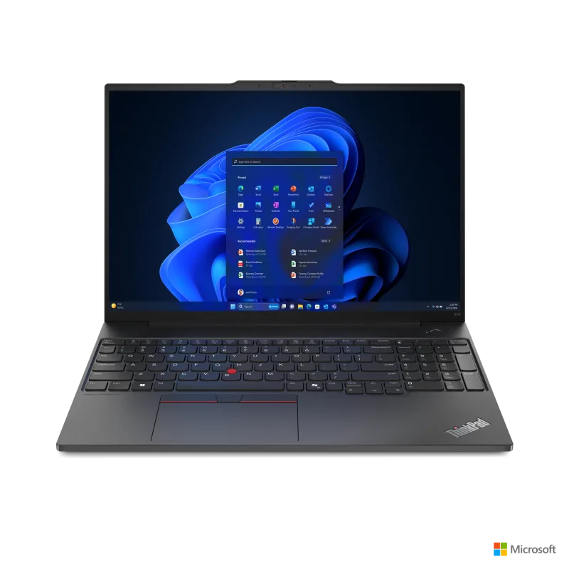 Lenovo ThinkPad E16 Gen3 Intel Ultra5 225U 16GB 1TB-SSD 16"WUXGA IPS AG IntelGraphics Win11Home Black