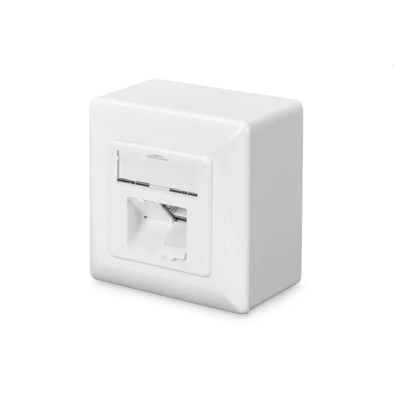 DIGITUS Zásuvka Profi STP 2 port, Cat6 na omietku, LSA, biela