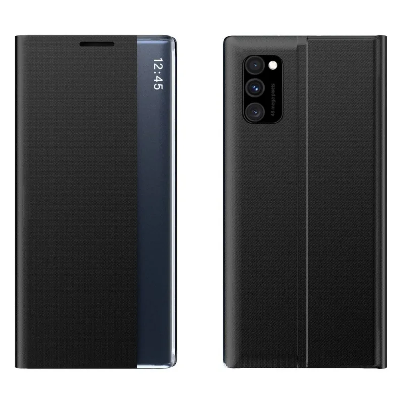 Nový kryt Sleep Case s funkciou flip na stojan pre Poco M4 Pro 5G black