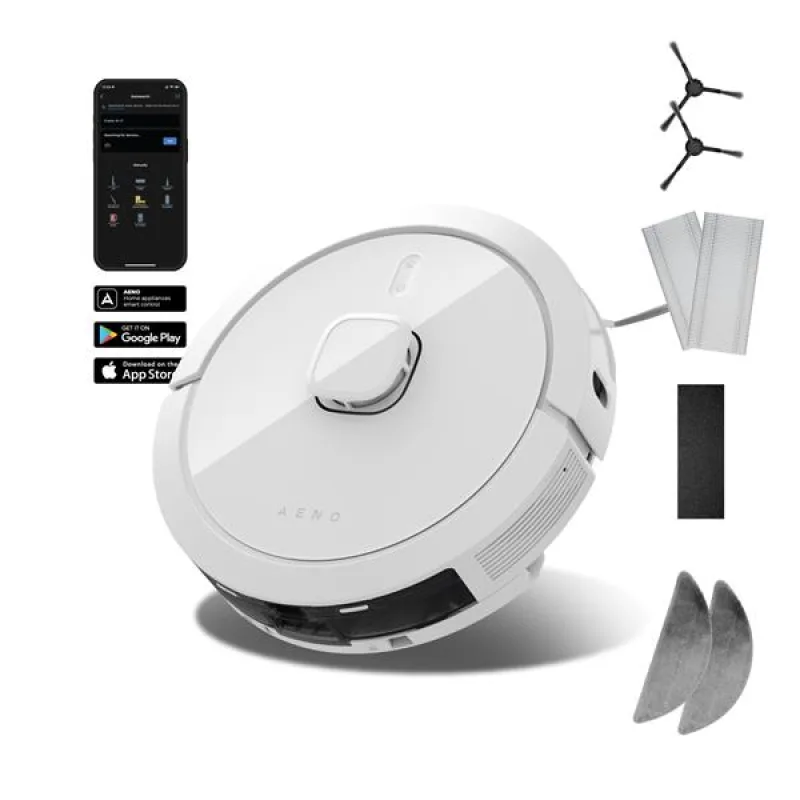 AENO Robotický vysavač RC8S -2v1mokré a suché cistenie, 250min,4 módy…
