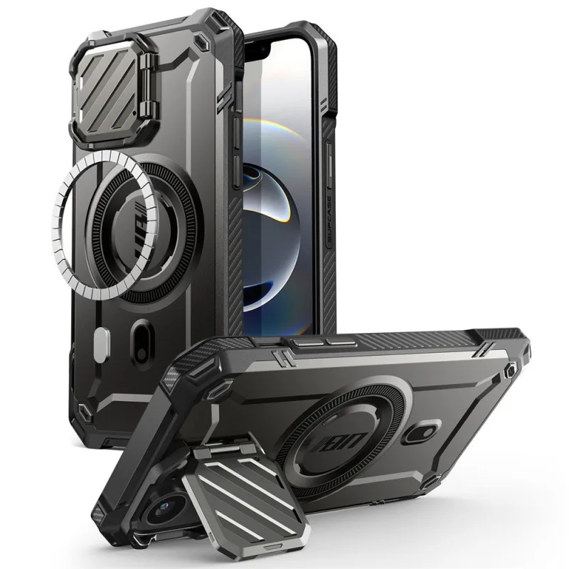 Puzdro Supcase UB XT Mag MagSafe na iPhone 16e – čierne