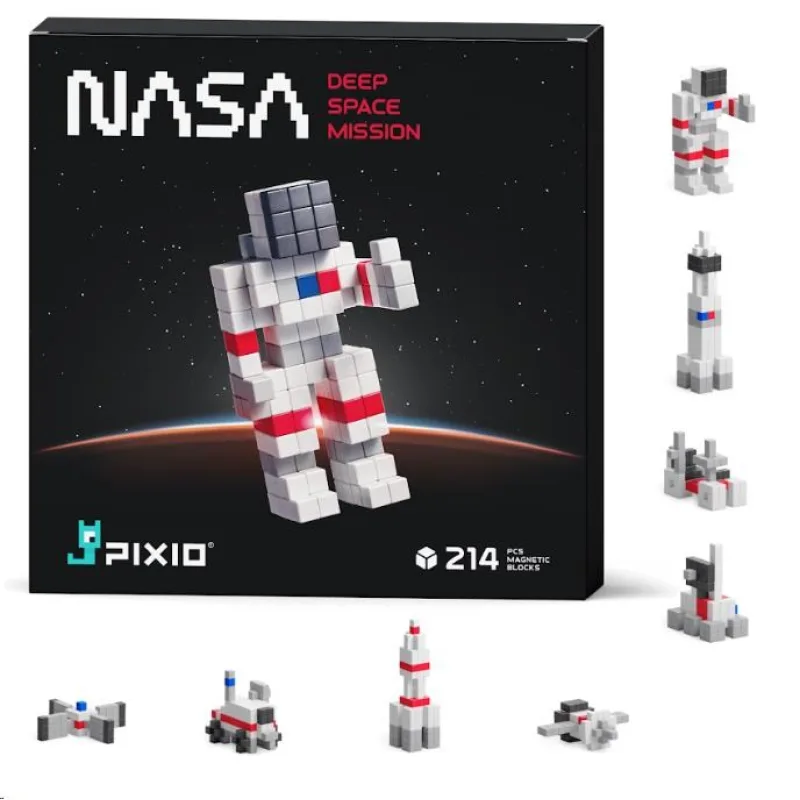 PIXIO NASA - Vesmírná mise magnetická stavebnice 31101
