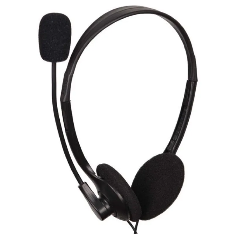 Gembird Stereo headset s mikrofónom, 2 x 3.5 mm miniJack, čierny MHS-123