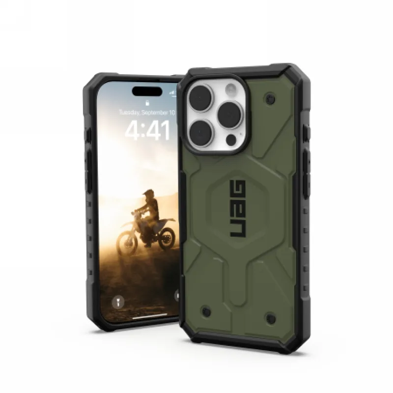 Puzdro UAG Pathfinder Magsafe iPhone 16 Pro – zelené